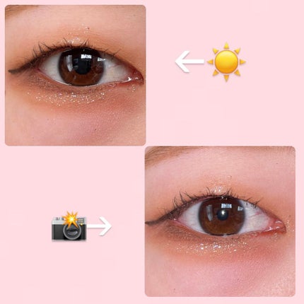 Cherry Love グリッター リキッドアイシャドウ/FlowerKnows/グリッターを使ったクチコミ(5枚目)