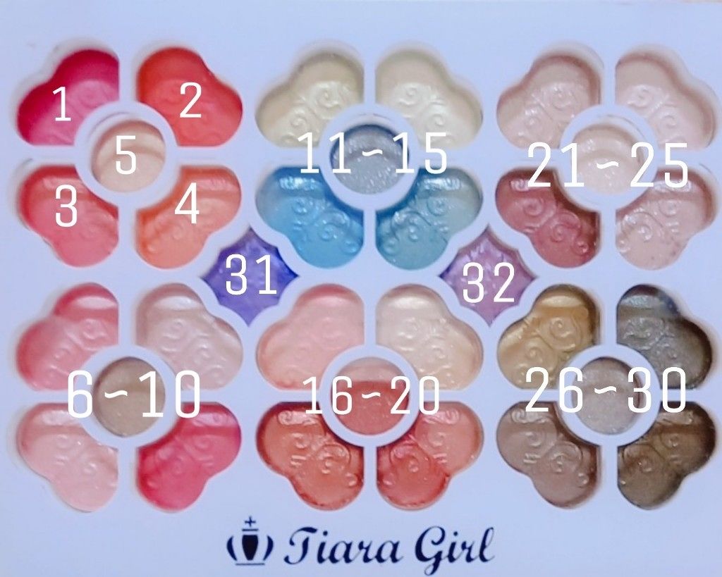 アイカラーパレット/ティアラガール/アイシャドウパレットを使ったクチコミ（2枚目）