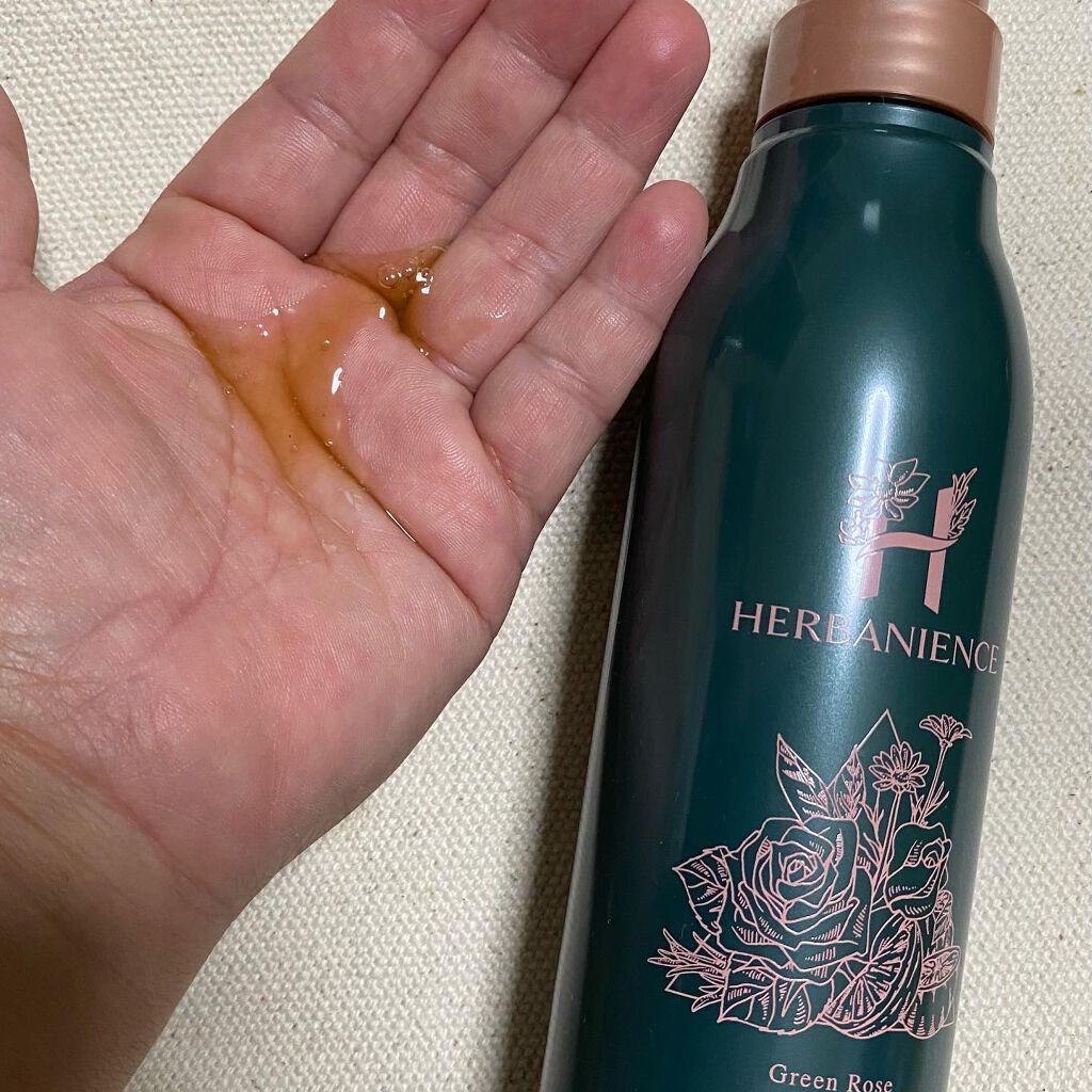 ハーバニエンス シャンプー・コンディショナー（グリーンローズ）/HERBANIENCE/市販シャンプーを使ったクチコミ（3枚目）