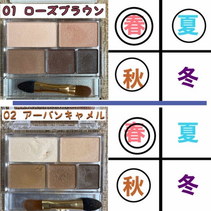 パーフェクトマルチアイズ/キャンメイク/アイシャドウパレットを使ったクチコミ(2枚目)