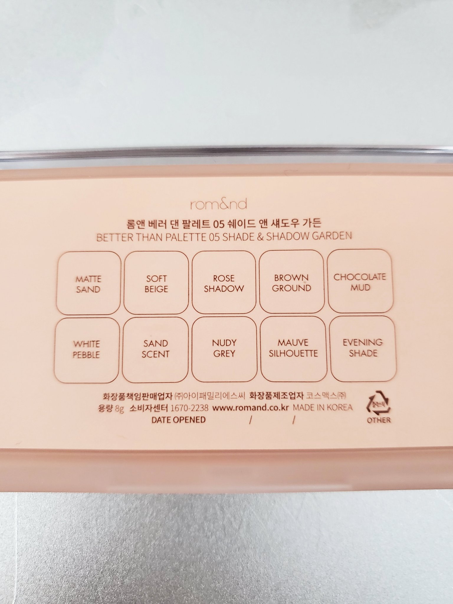 ベターザンパレット/rom&nd/アイシャドウパレットを使ったクチコミ（2枚目）