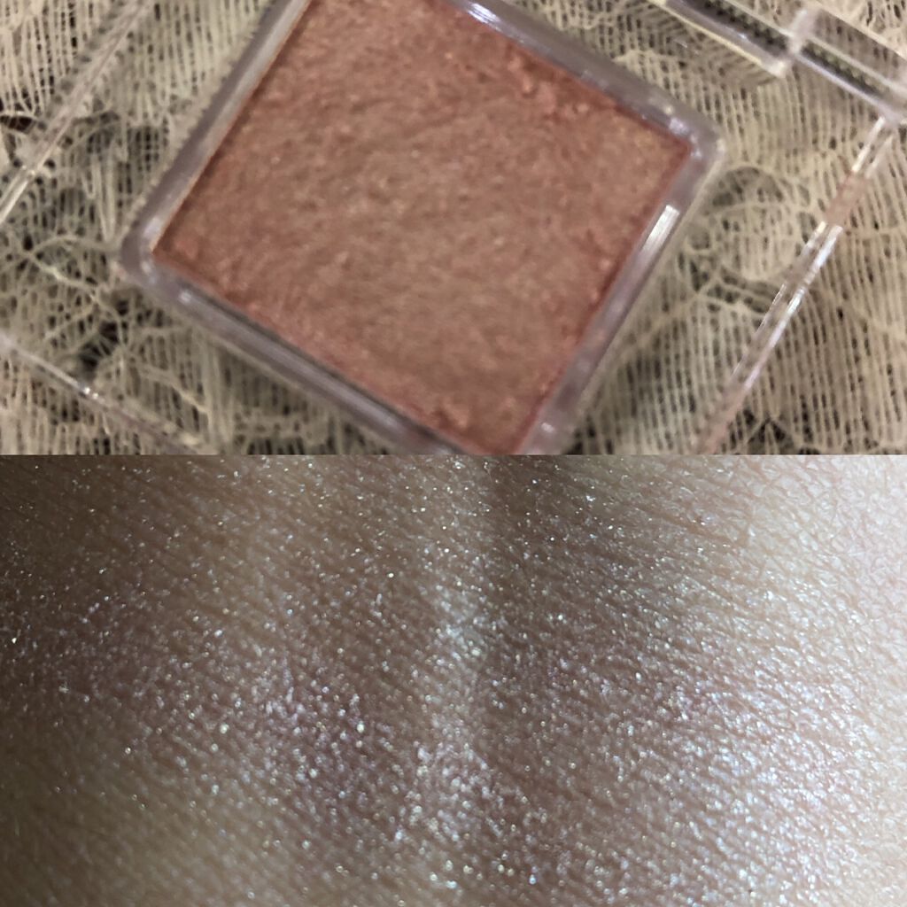 ニュアンスカラー シャドウ キラキラリン(限定）/BABYMEE/単色アイシャドウを使ったクチコミ（2枚目）