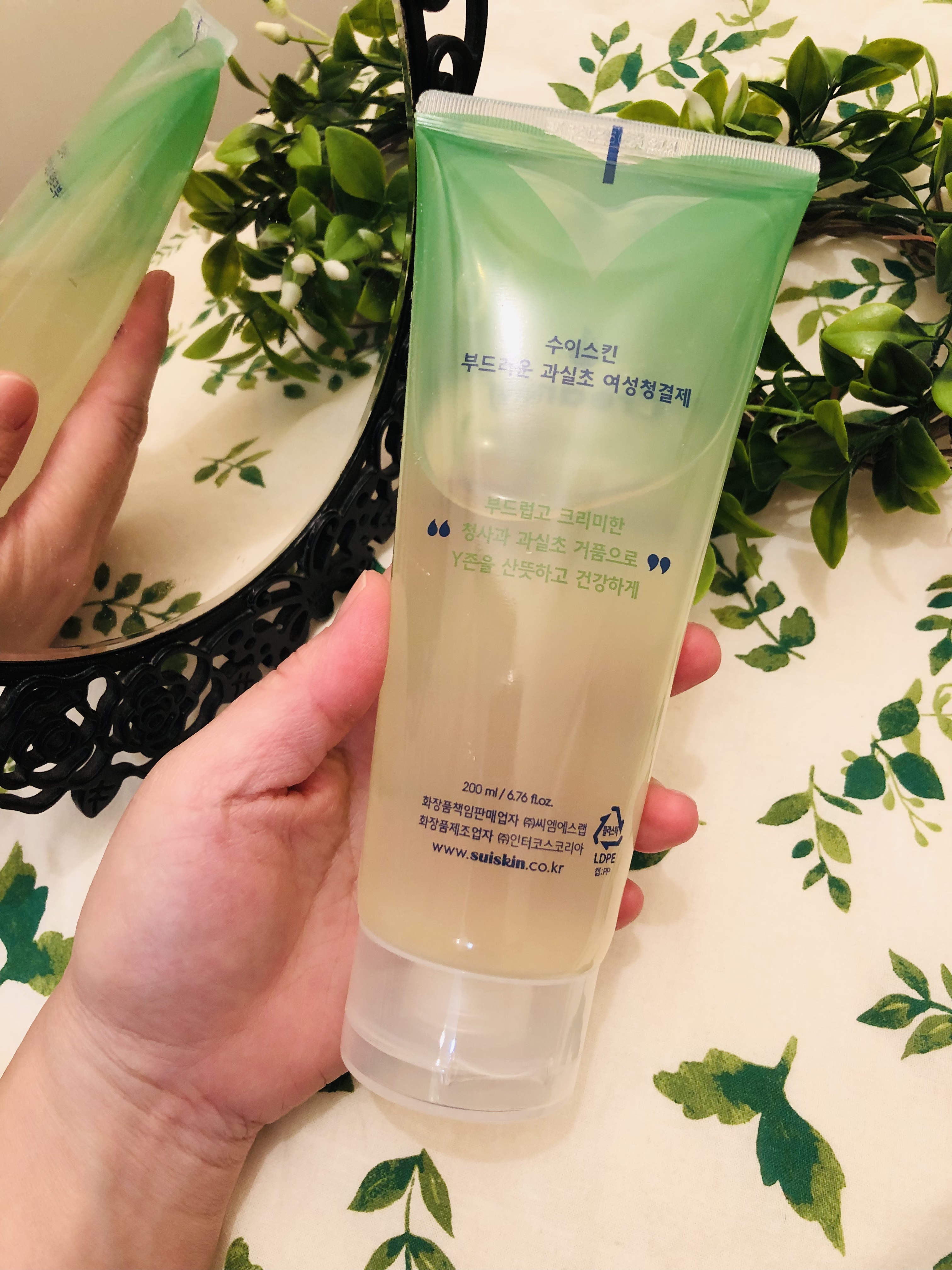 クリーミービネガーフェミニンウォッシュ/suiskin/ボディソープを使ったクチコミ（1枚目）