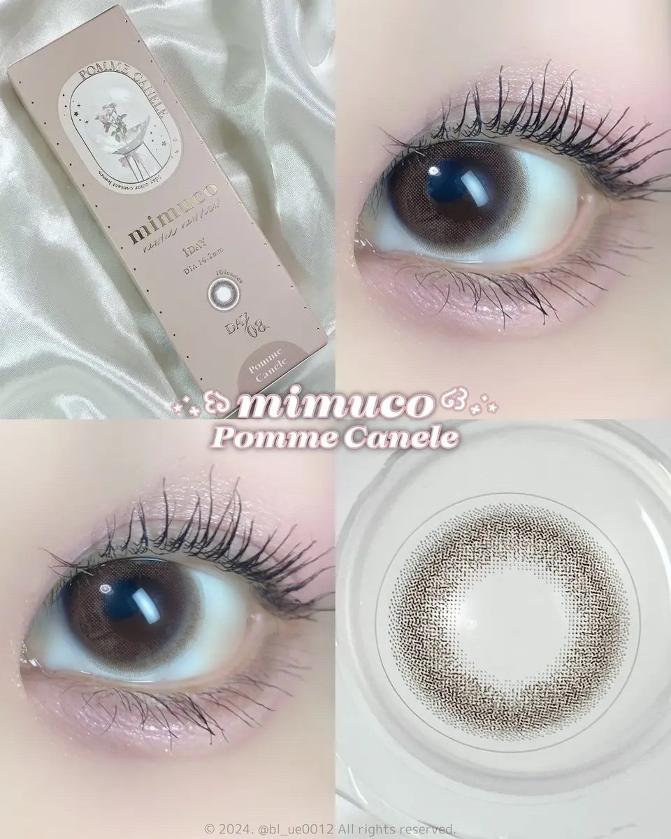 mimuco 1day ポムカヌレ/mimuco/ワンデー（１DAY）カラコンを使ったクチコミ（1枚目）