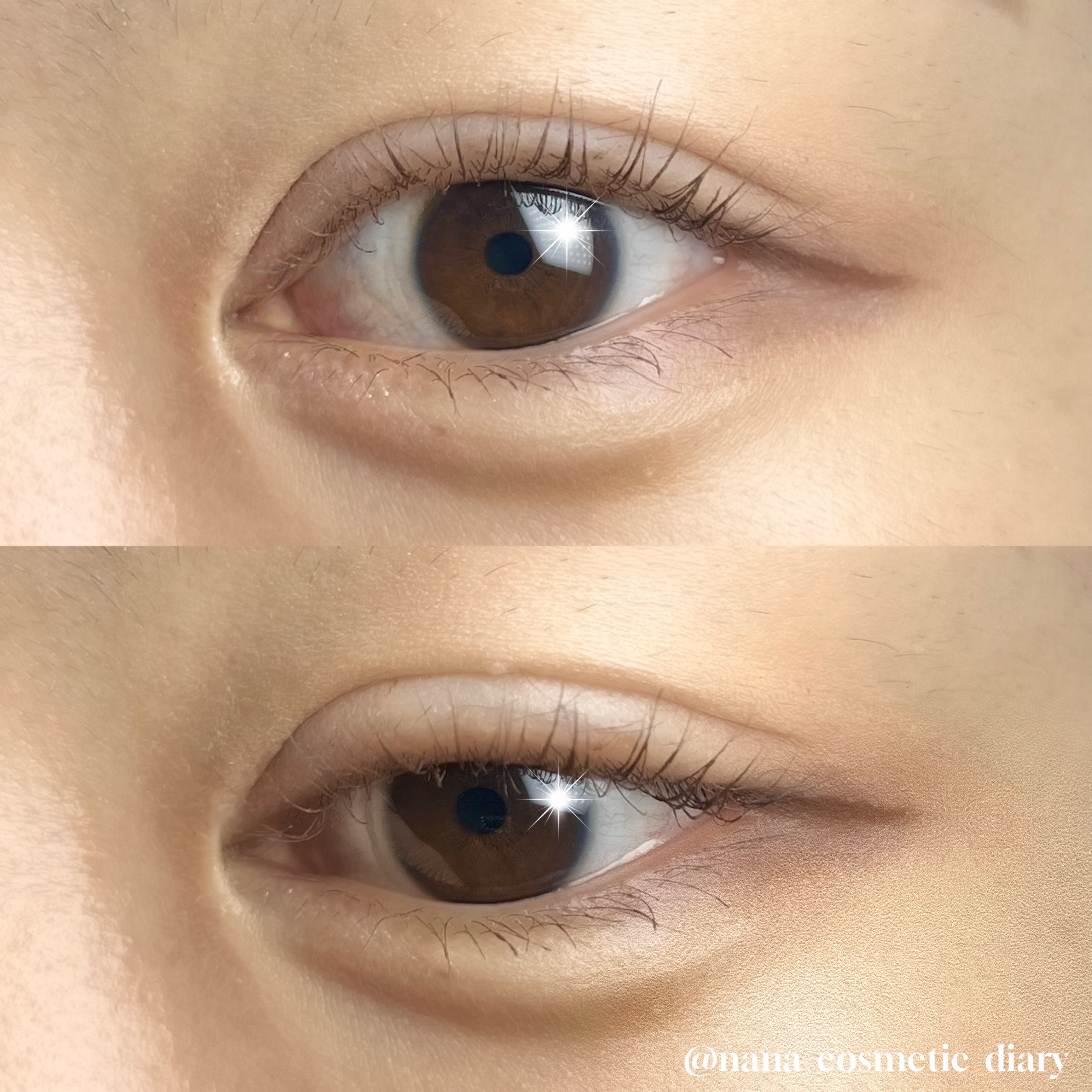 オールデイ スキニー アンド ロングマスカラ ブラウン/Milk Touch/マスカラを使ったクチコミ（3枚目）