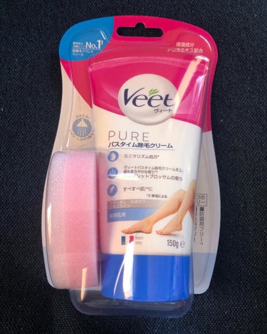 ヴィートピュアバスタイム除毛クリーム 敏感肌用/Veet/除毛クリームを使ったクチコミ（1枚目）