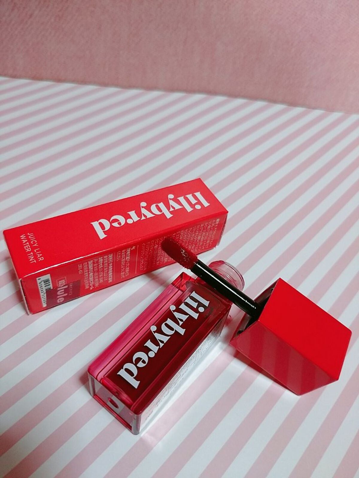 ジューシーライアー ウォーターティント/lilybyred/リップティントを使ったクチコミ(1枚目)