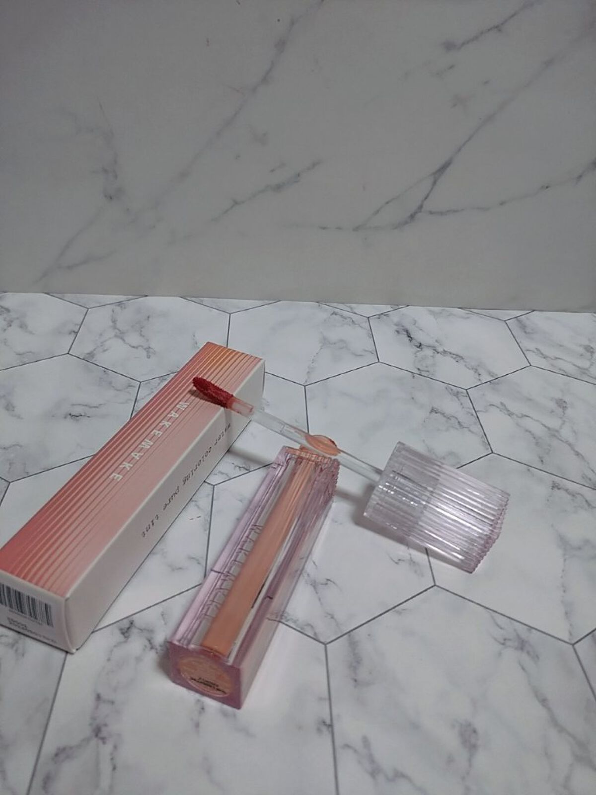 ウォーターカラーリングピュアティント/wakemake/リップティントを使ったクチコミ（1枚目）