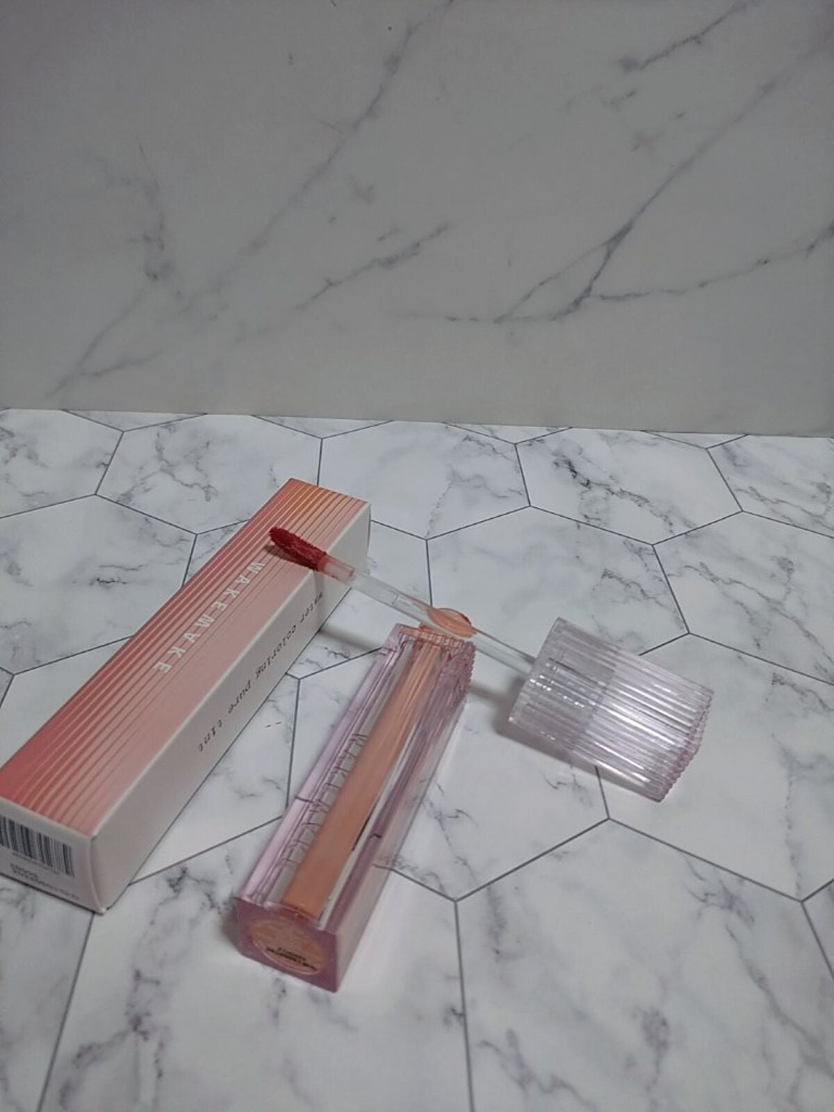 ウォーターカラーリングピュアティント/wakemake/リップティントを使ったクチコミ(1枚目)