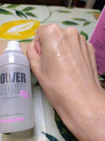 パワーマグネットセッティングスプレー/i’m meme/フィックスミストを使ったクチコミ(4枚目)