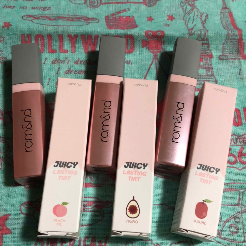 ジューシーラスティングティント/rom&nd/リップティントを使ったクチコミ（1枚目）