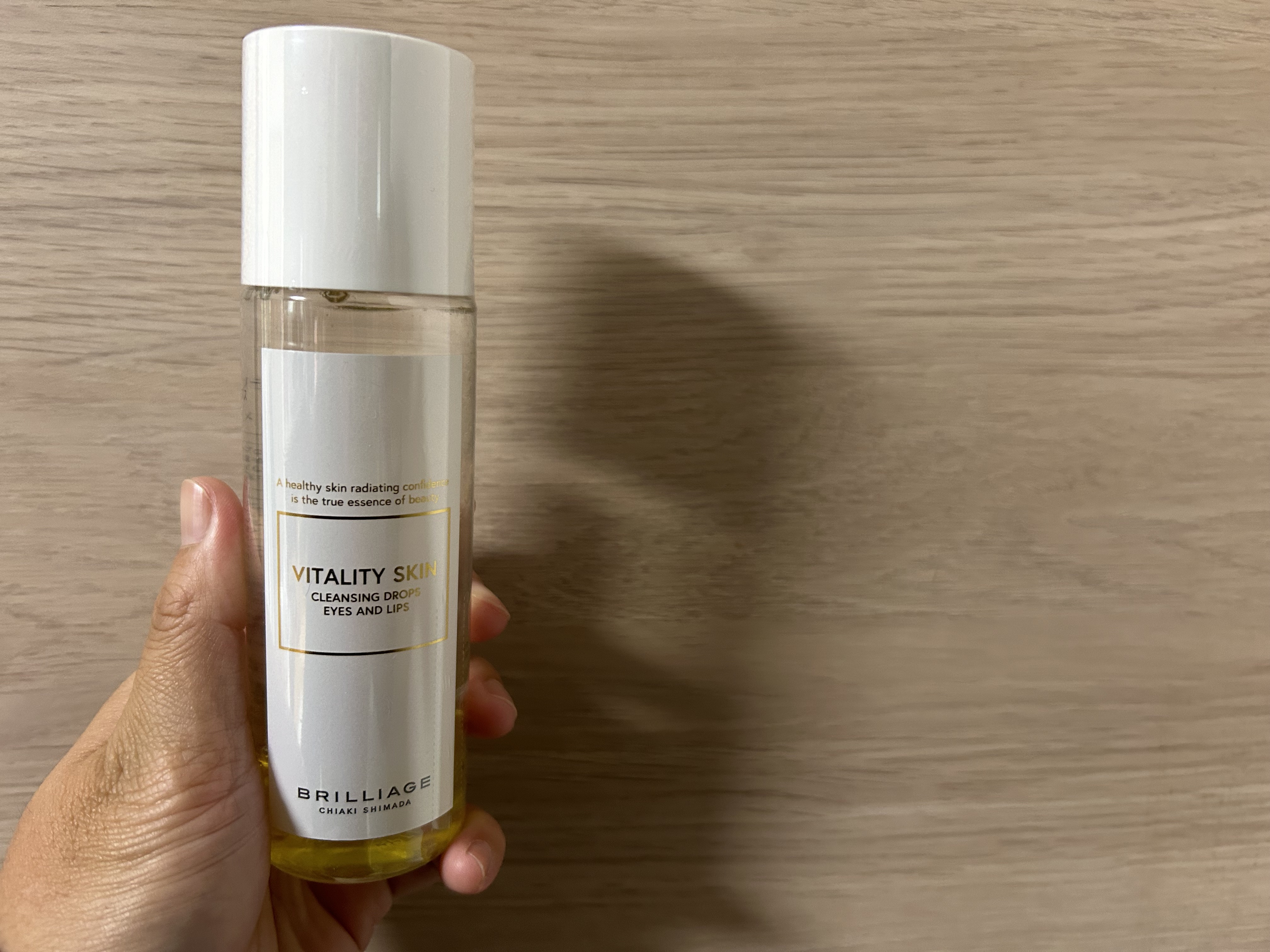 バイタリティ スキン クレンジングドロップス (クレンジングウォーター)/ブリリアージュ/クレンジングウォーターを使ったクチコミ（1枚目）