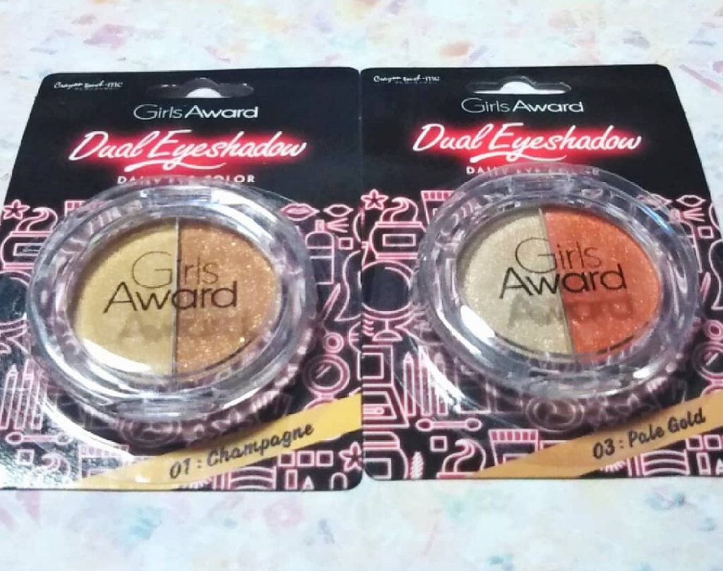  Girls Award デュアルアイシャドウ/crayontouch-me/アイシャドウパレットを使ったクチコミ（1枚目）