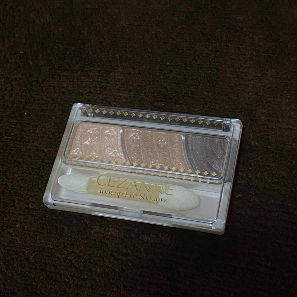 トーンアップアイシャドウ/CEZANNE/アイシャドウパレットを使ったクチコミ（1枚目）