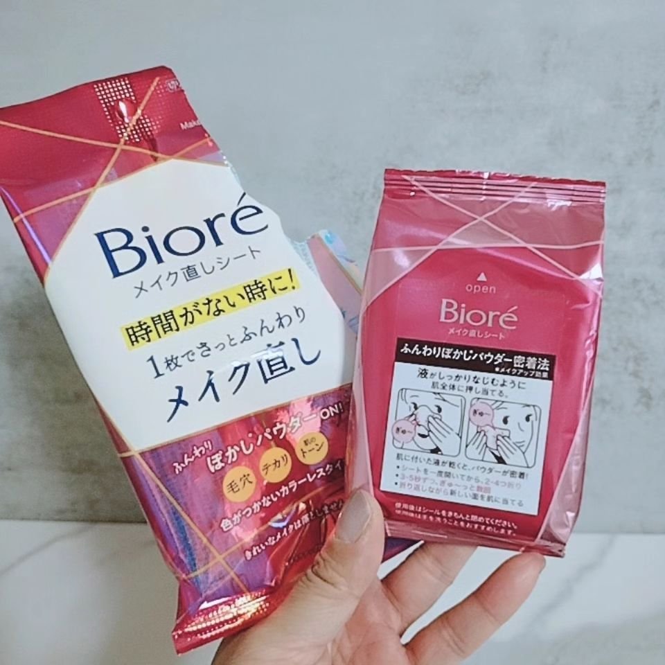 ビオレ メイク持続シート さらマット肌/ビオレ/フェイスシートを使ったクチコミ（3枚目）