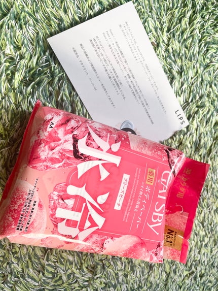 アイスデオドラント ボディペーパーN フリーズピーチ/ギャツビー/ボディシートを使ったクチコミ(1枚目)