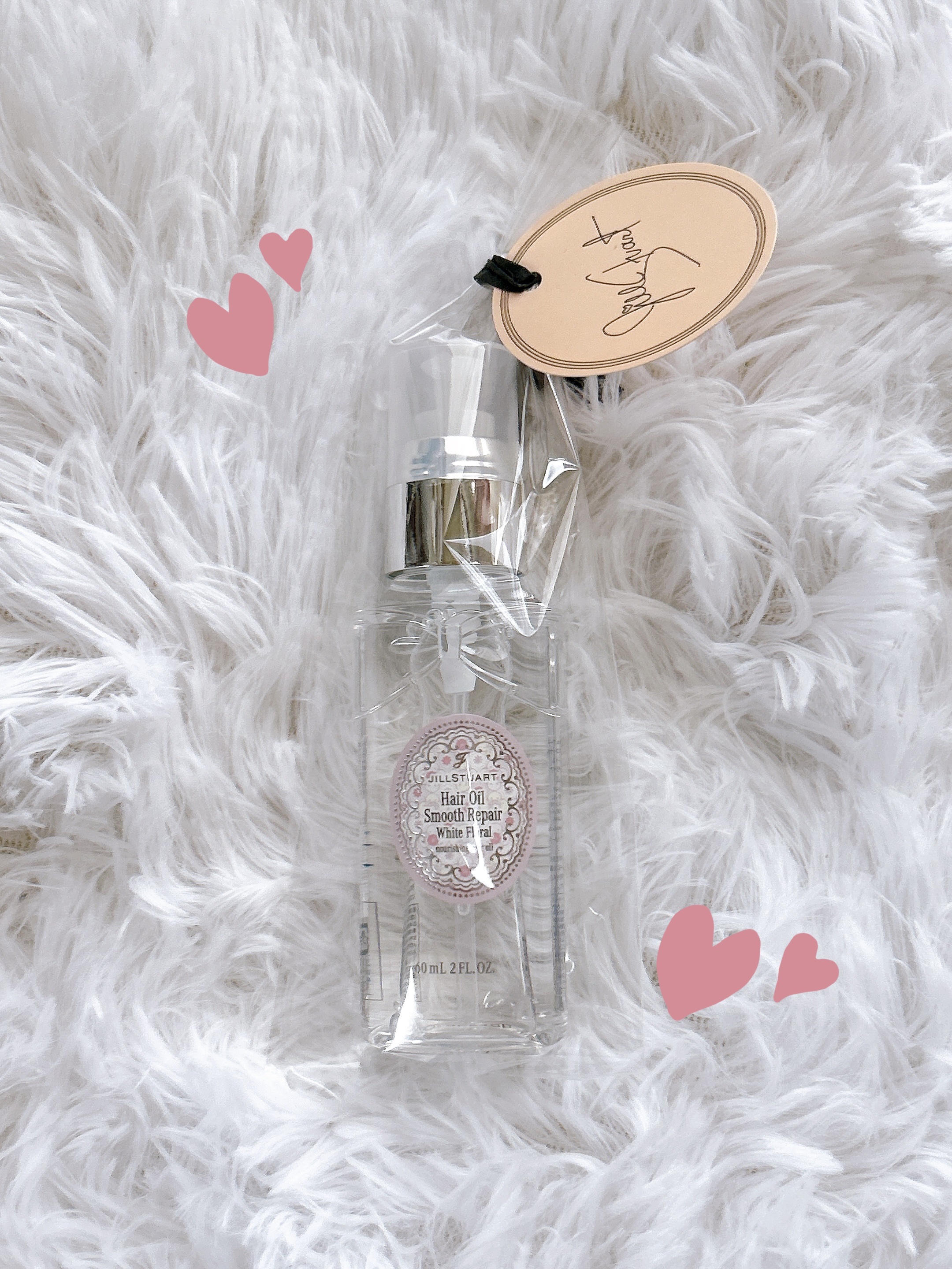 ジルスチュアート ホワイトフローラル ヘアオイル スムースリペア/JILL STUART/ヘアオイルを使ったクチコミ（2枚目）
