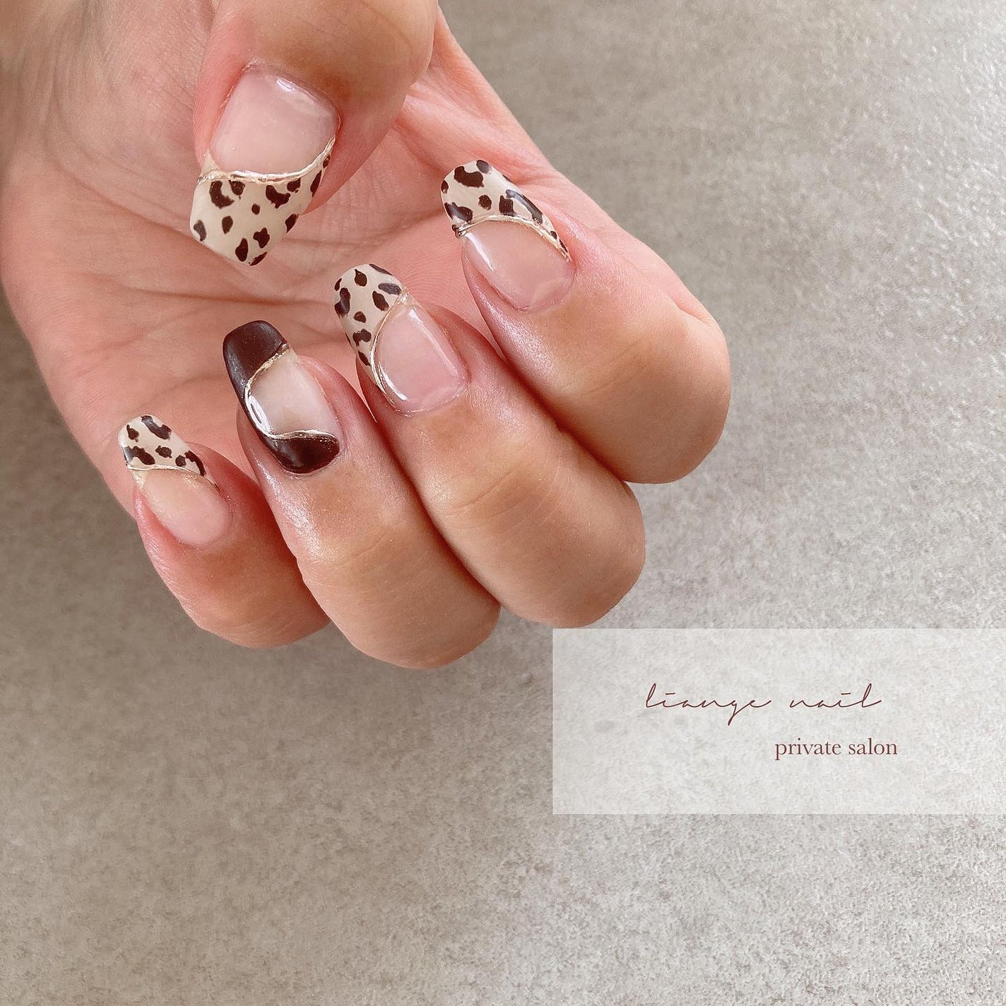 Yuki on LIPS 「.leopardnail🍂...使用item↓@rusele_..」(1枚目)