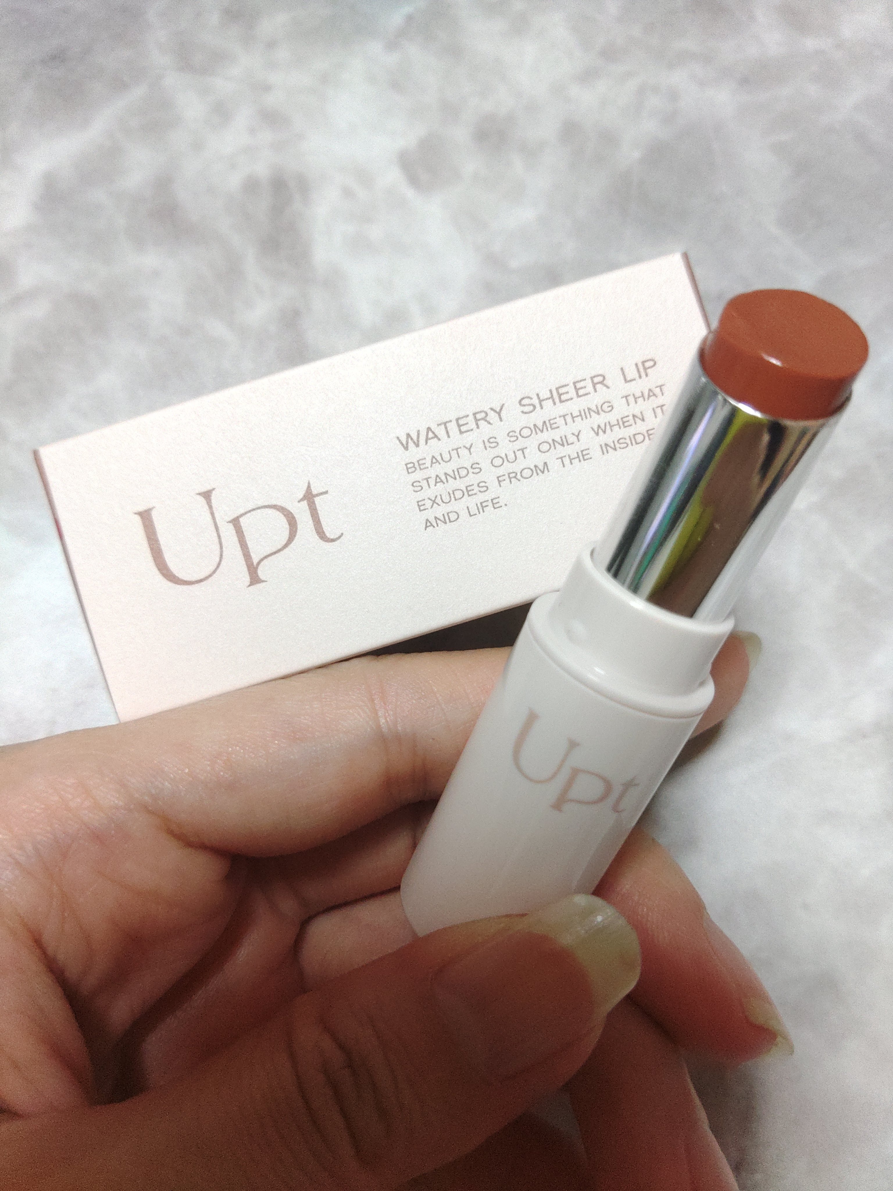 Upt WATERY SHEER LIP /Upt/口紅を使ったクチコミ（1枚目）