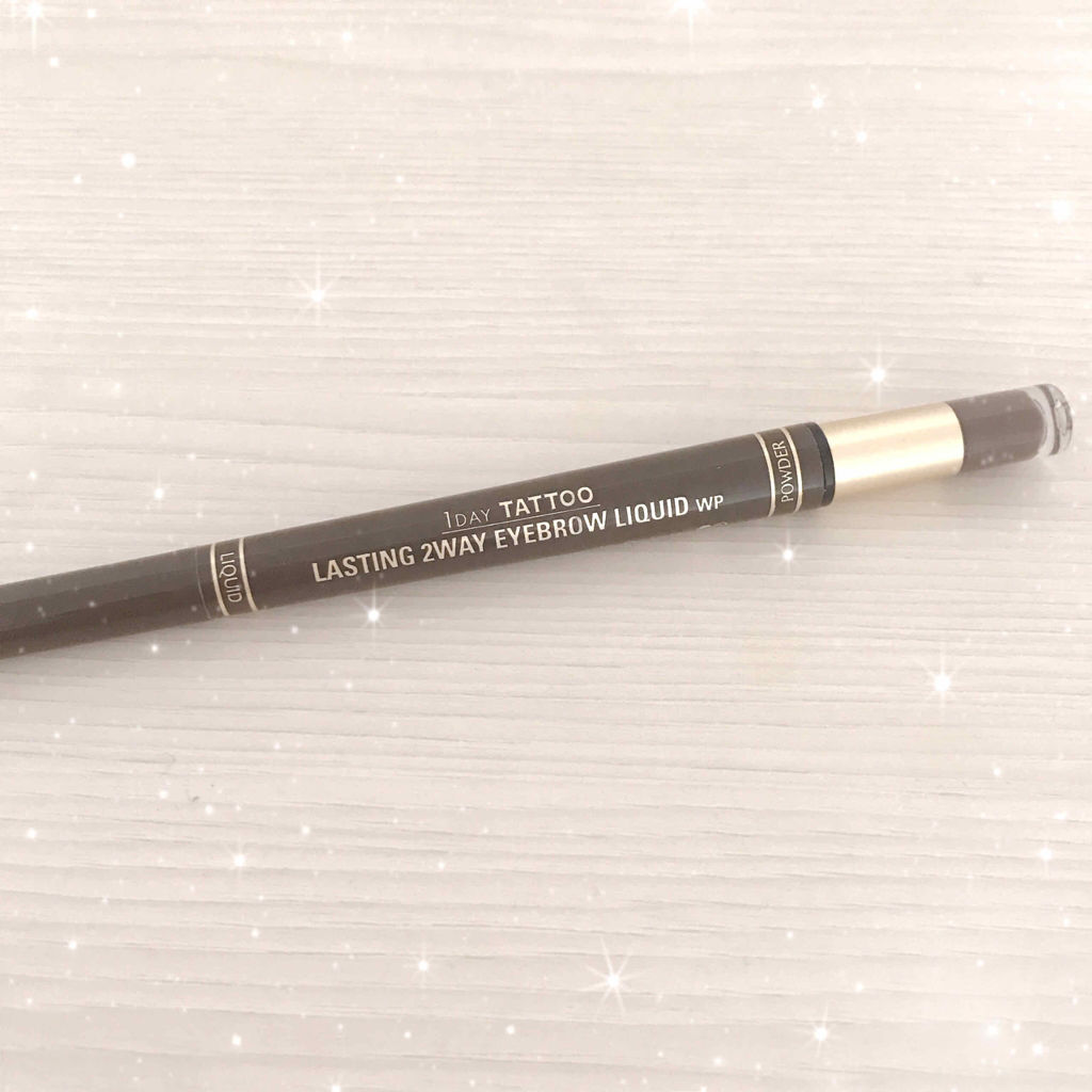 ラスティングツーウェイアイブロウリキッドWP 04 グレイッシュブラウン/K-パレット/リキッドアイブロウを使ったクチコミ（1枚目）