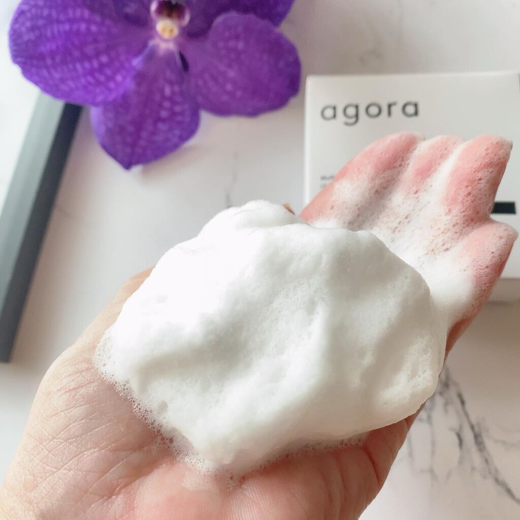 マイルドピーリングソープ/agora/洗顔石鹸を使ったクチコミ(4枚目)