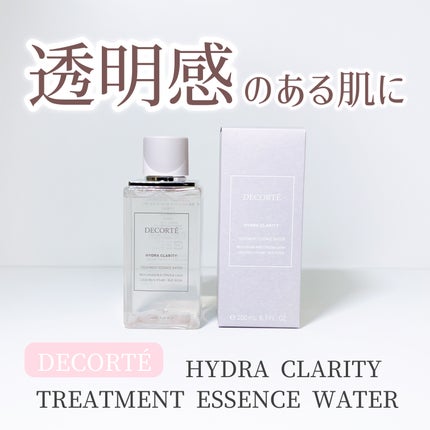 イドラクラリティ 薬用 トリートメント エッセンス ウォーター/DECORTÉ/化粧水を使ったクチコミ(1枚目)