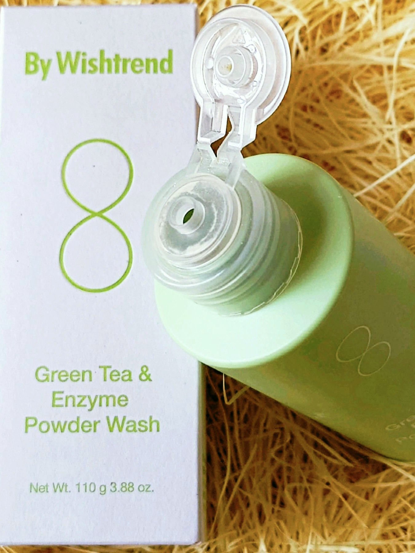 グリーンティー&エンザイムパウダーウォッシュ/By Wishtrend/洗顔パウダーを使ったクチコミ（2枚目）
