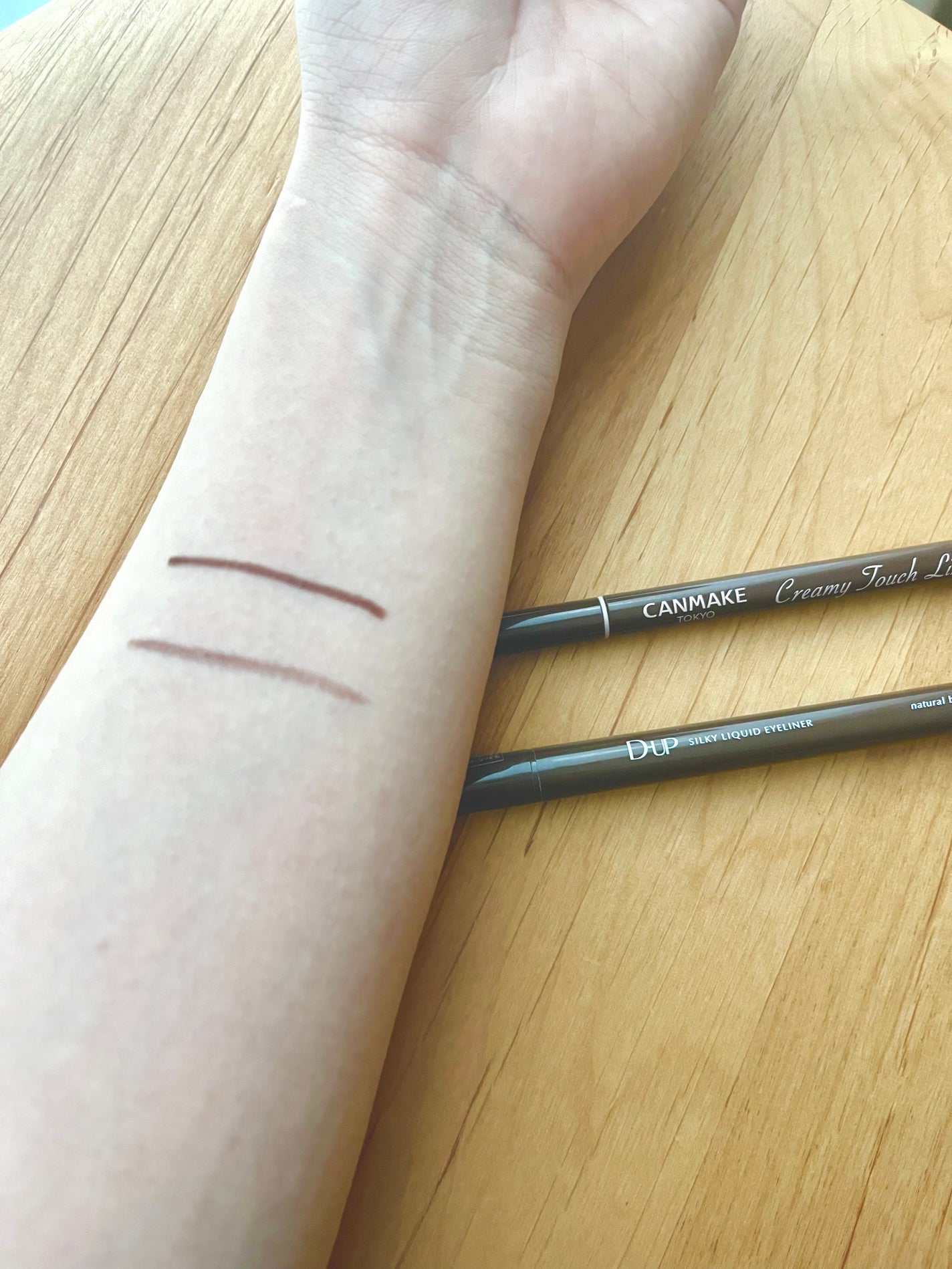 クリーミータッチライナー/キャンメイク/ジェルアイライナーを使ったクチコミ(4枚目)
