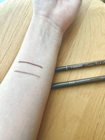 クリーミータッチライナー/キャンメイク/ジェルアイライナーを使ったクチコミ(4枚目)