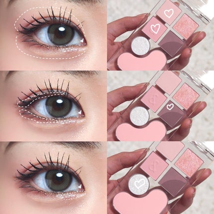 ベアレイヤーパレット/rom&nd/アイシャドウパレットを使ったクチコミ(2枚目)