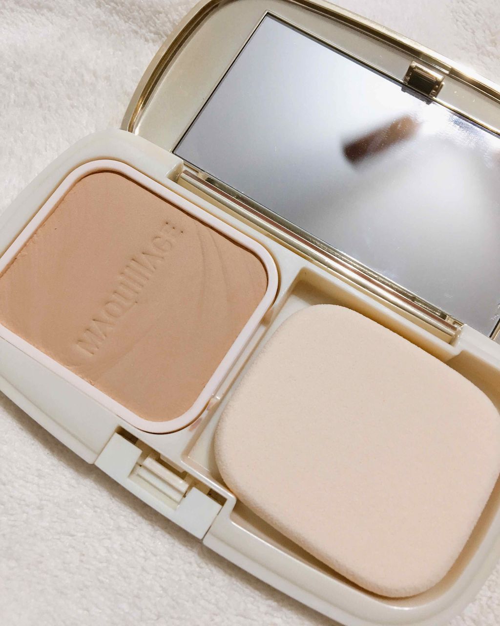 パウダーケース/MAJOLICA MAJORCA/パウダーファンデーションを使ったクチコミ（2枚目）