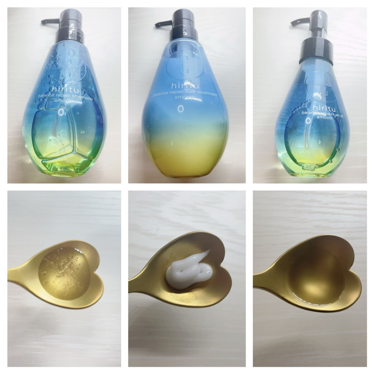 バランスリペアヘアオイル　スムース/hiritu/ヘアオイルを使ったクチコミ（3枚目）