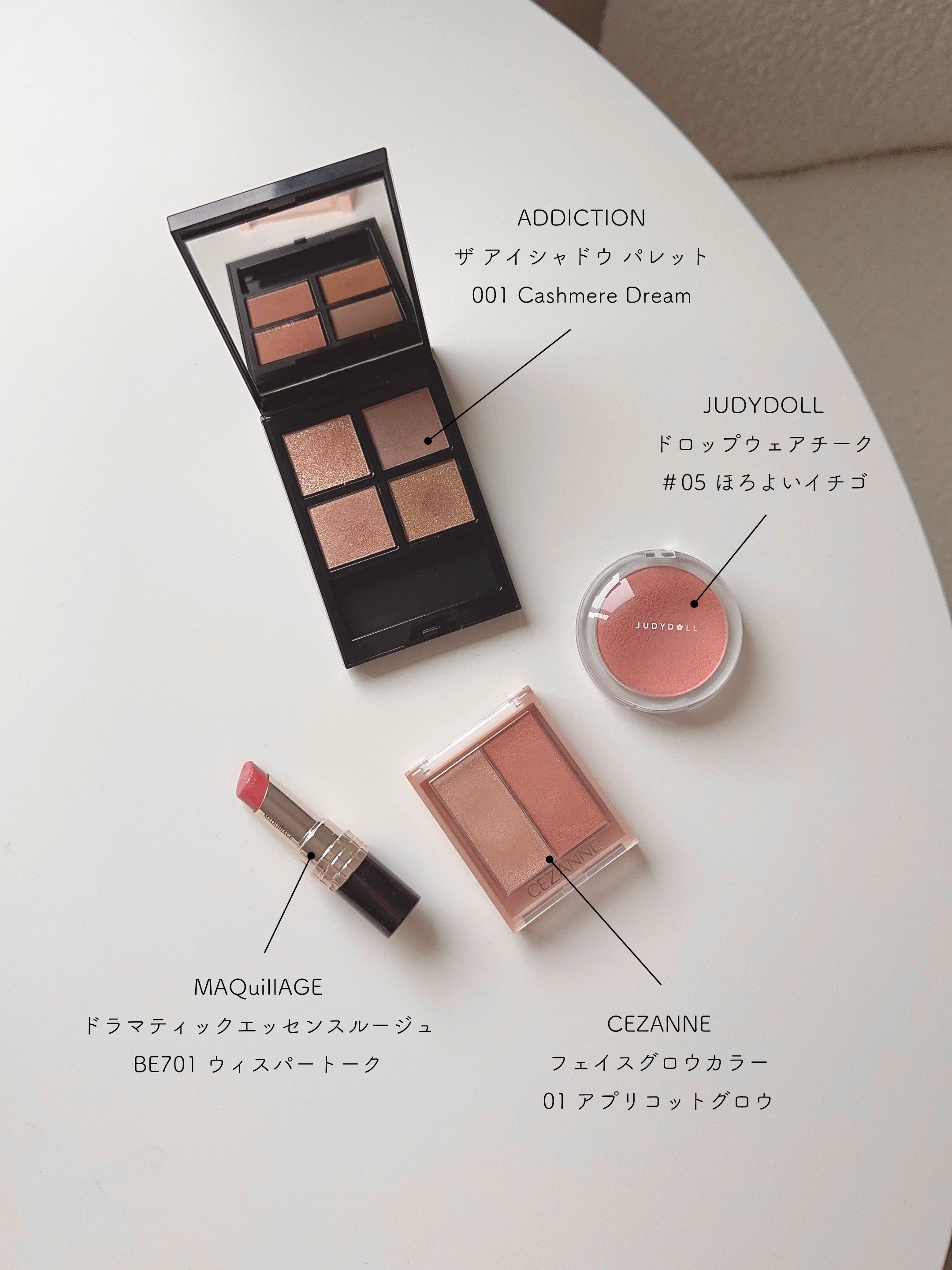 フェイスグロウカラー/CEZANNE/クリームハイライトを使ったクチコミ（2枚目）