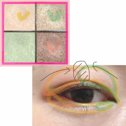 リアルクローズシャドウ/excel/アイシャドウパレットを使ったクチコミ(3枚目)