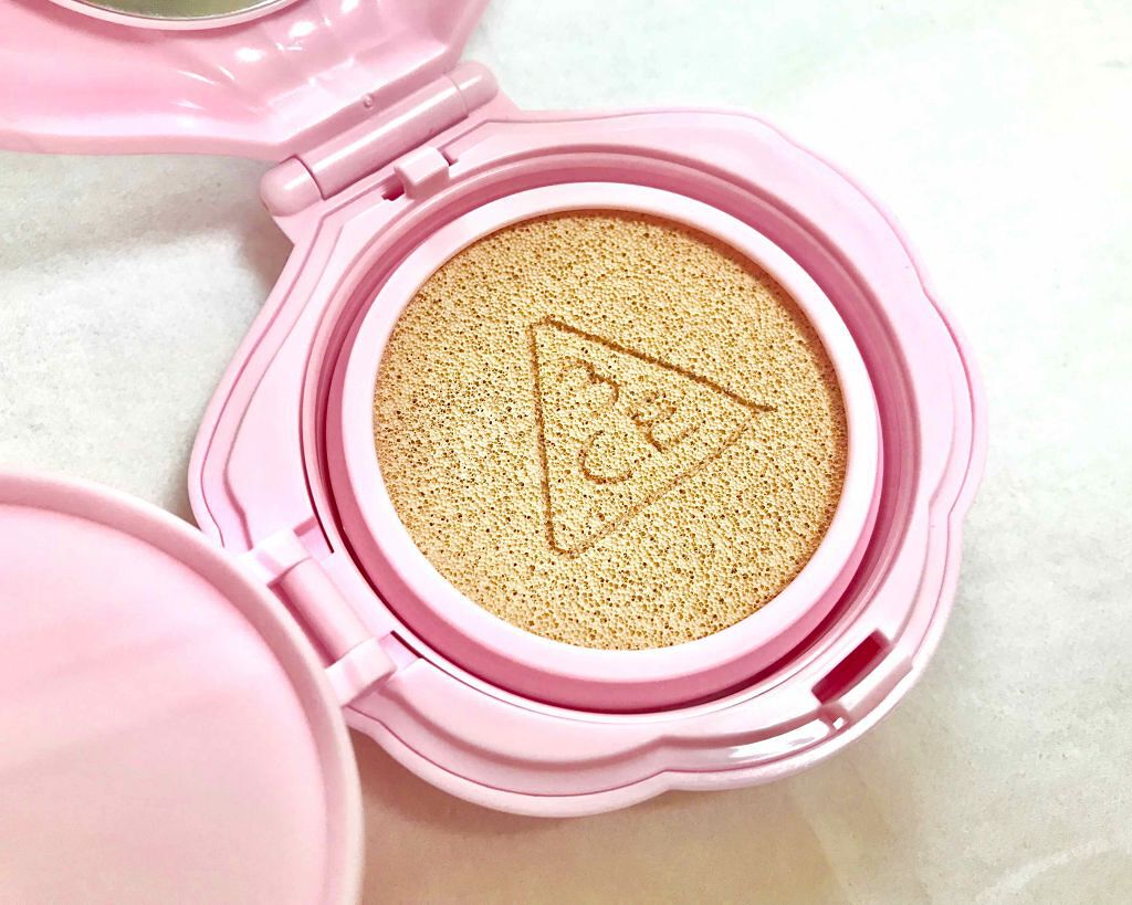 LOVE 3CE BABY GLOW CUSHION/3CE/クッションファンデーションを使ったクチコミ（3枚目）