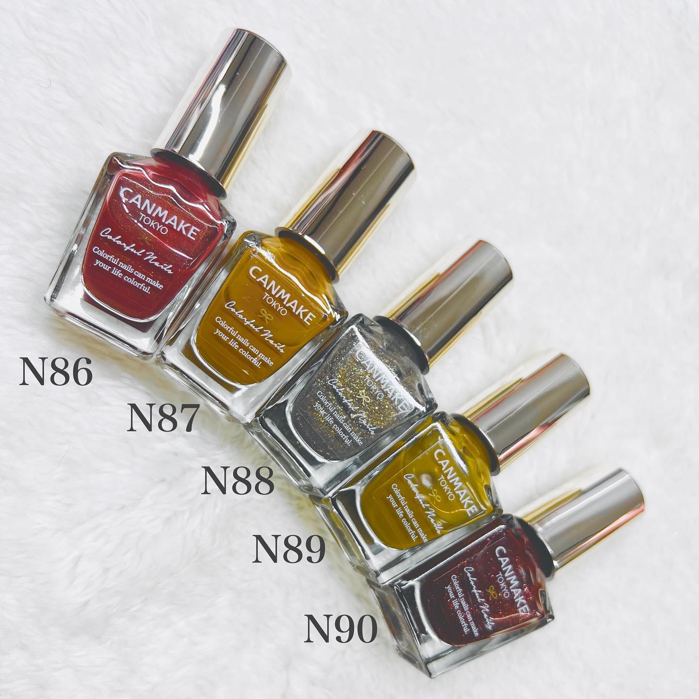 カラフルネイルズ/キャンメイク/マニキュアを使ったクチコミ（2枚目）