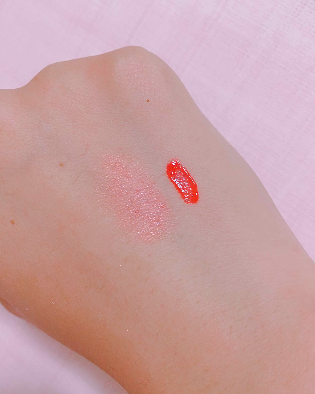 ディアダーリン ウォータージェルティント (アイスティント)/ETUDE/口紅を使ったクチコミ(2枚目)