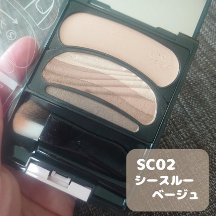 ブラシひと塗りシャドウN/オーブ/アイシャドウパレットを使ったクチコミ(2枚目)