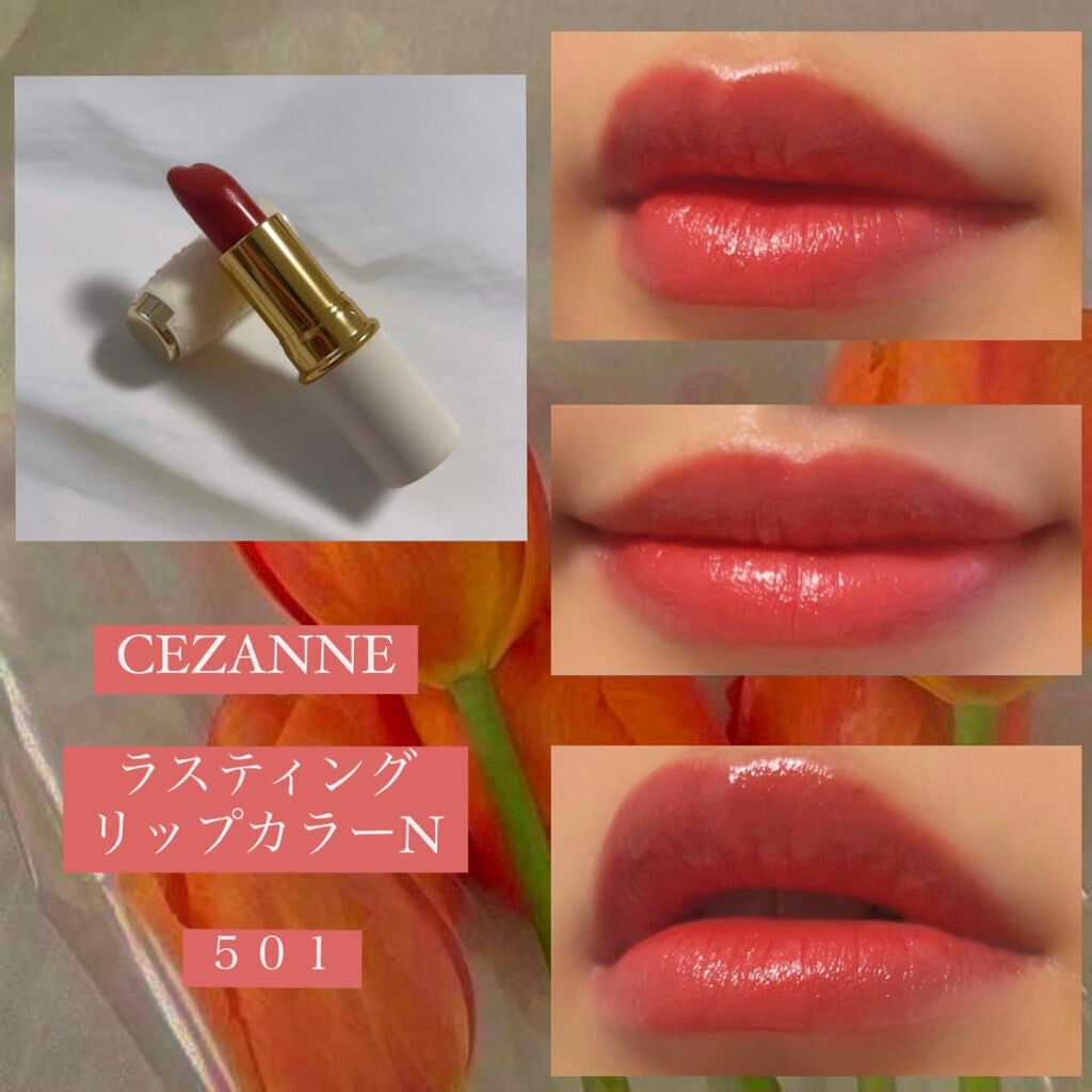 ラスティング リップカラーN/CEZANNE/口紅を使ったクチコミ(1枚目)