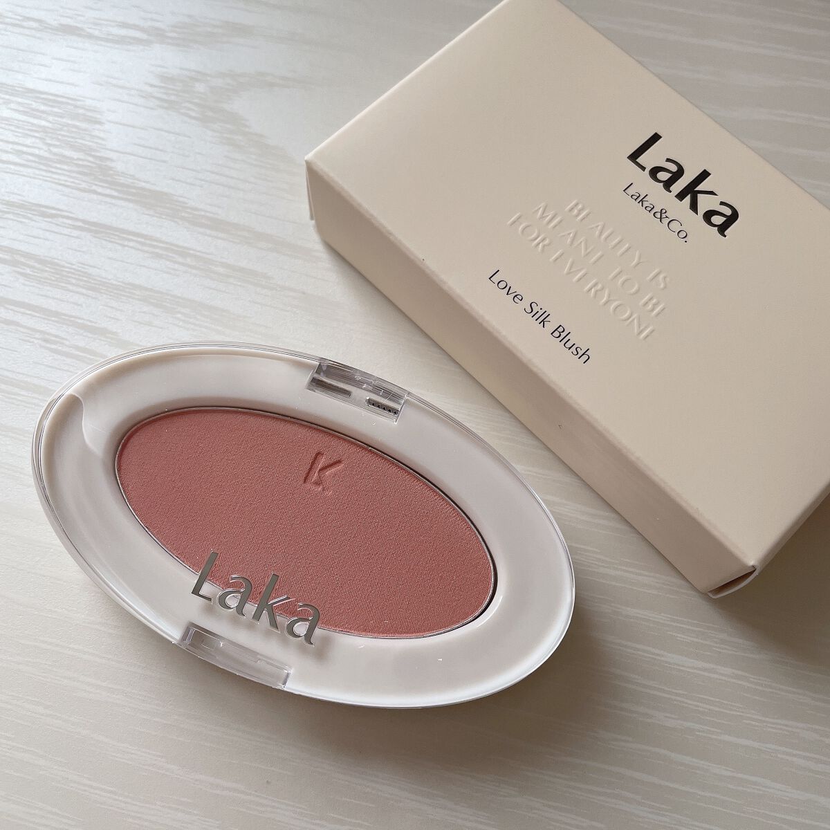 ラブシルクブラッシュ/Laka/パウダーチークを使ったクチコミ(2枚目)