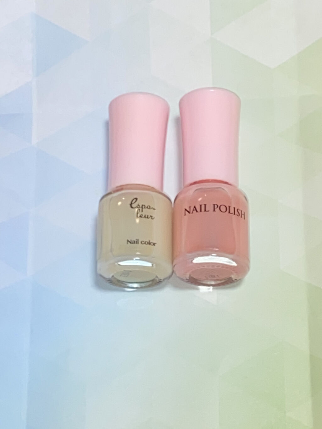 ダイソー エスポルール ネイルポリッシュ/エスポルール/マニキュアを使ったクチコミ（2枚目）