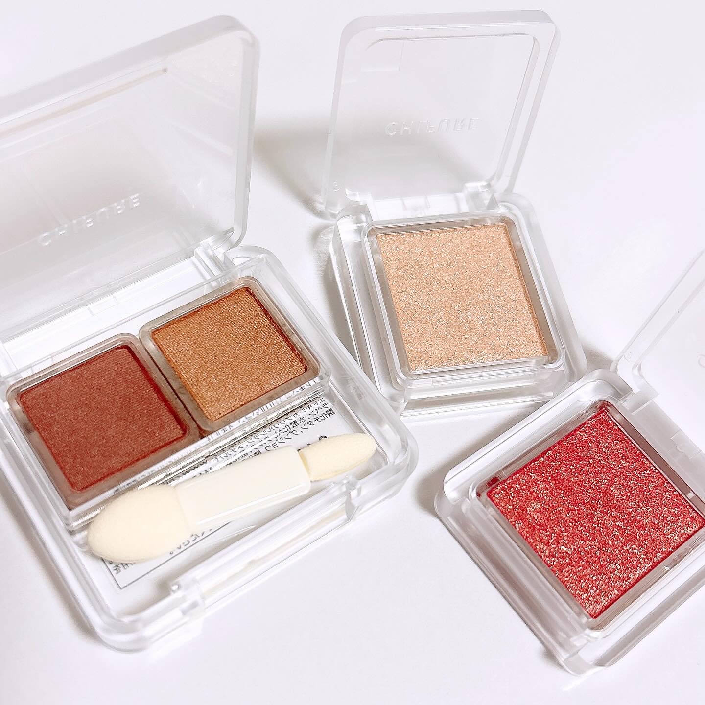 ツイン カラー アイシャドウ/ちふれ/アイシャドウパレットを使ったクチコミ（2枚目）