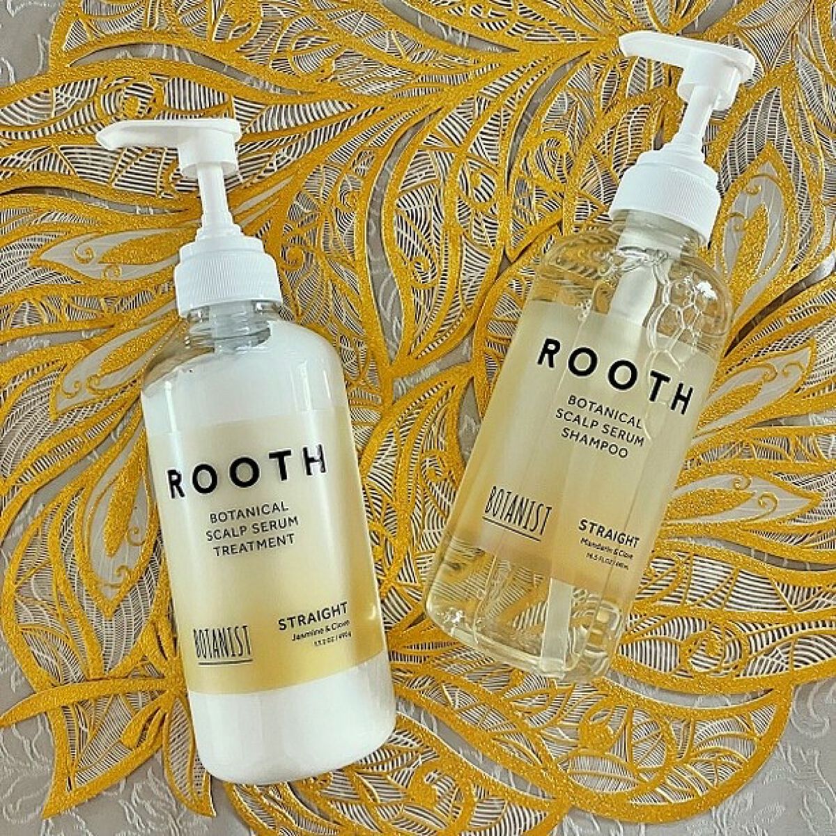 ルース ボタニカルスカルプセラム シャンプー・トリートメント（ストレート）/BOTANIST/市販シャンプーを使ったクチコミ（1枚目）