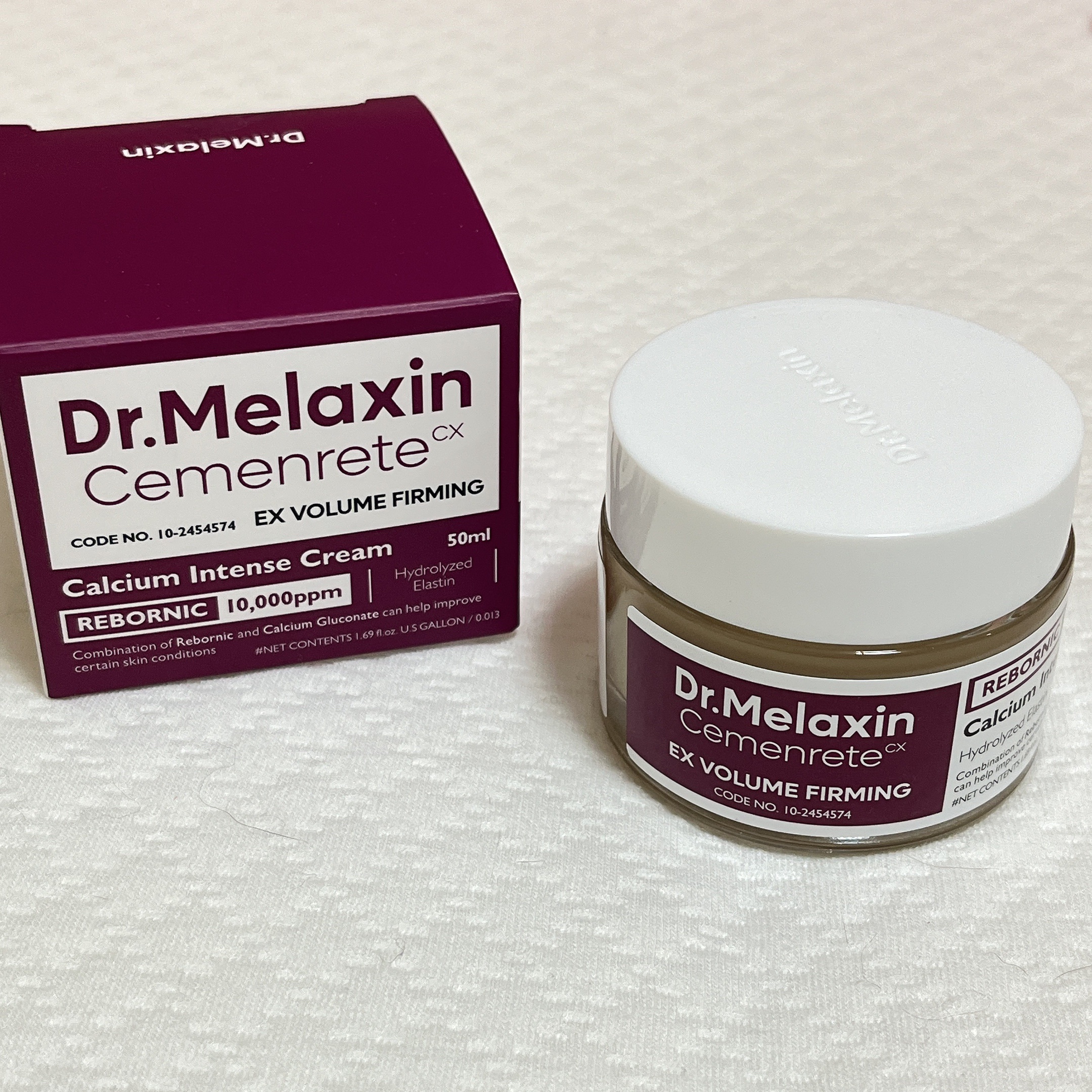 Cemenrete Calcium Intense Cream/Dr.Melaxin/フェイスクリームを使ったクチコミ（3枚目）