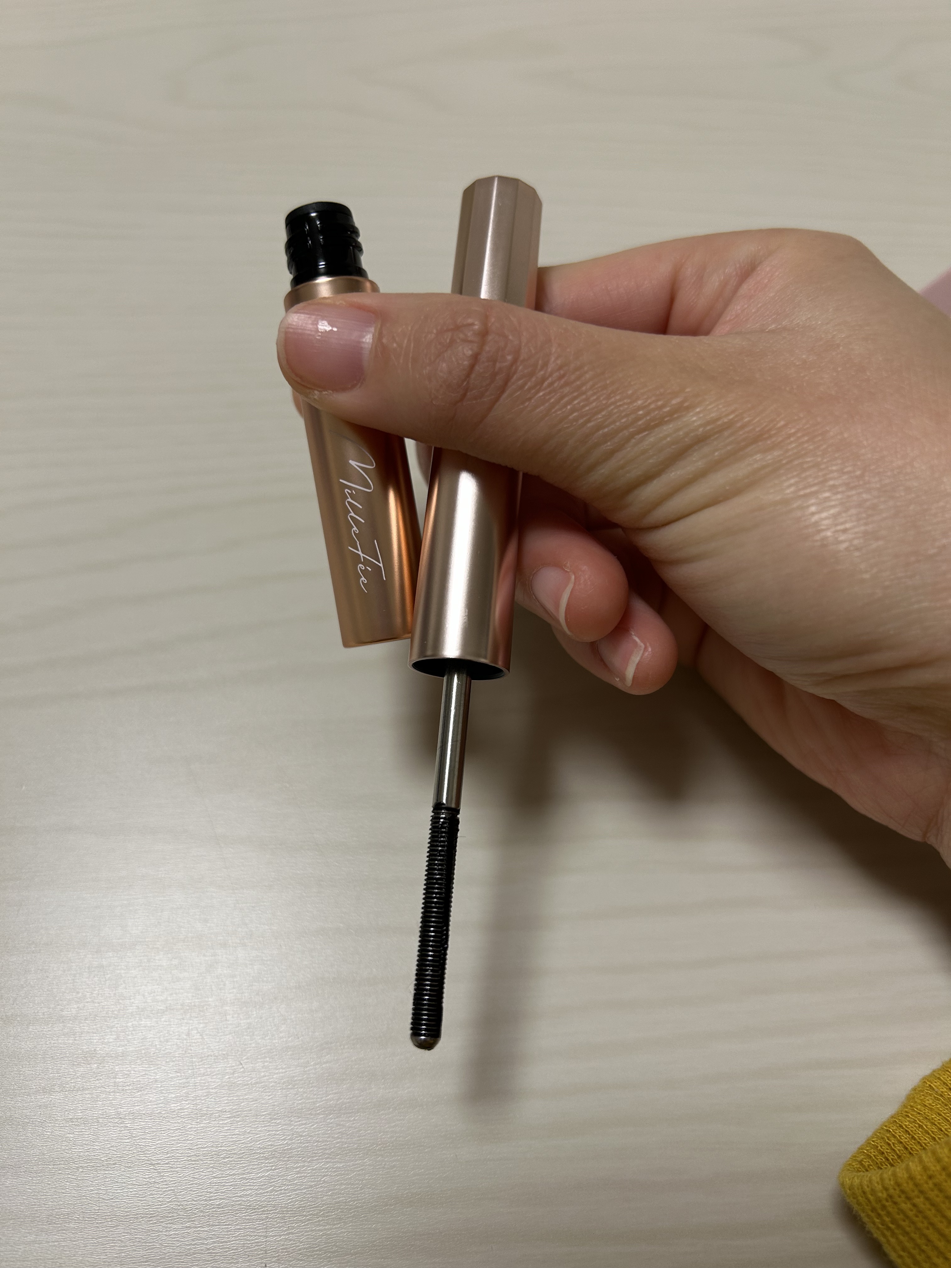 メタルブラシマスカラ 01 ブラック/MilleFée/マスカラを使ったクチコミ（3枚目）