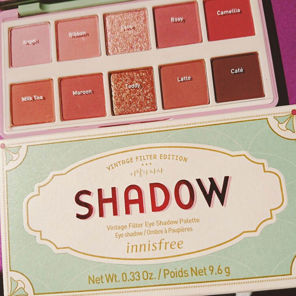 ヴィンテージ フィルター アイシャドウ パレット Vintage Filter Edition/innisfree/アイシャドウパレットを使ったクチコミ（1枚目）