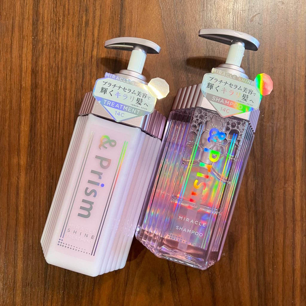 ミラクル シャイン シャンプー/ヘアトリートメント/&Prism/市販シャンプーを使ったクチコミ（1枚目）