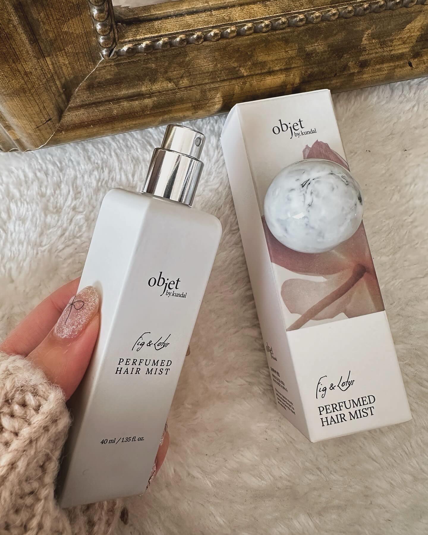 パフュームドヘアミスト フィグ＆ロータス/objet by kundal/アウトバストリートメントを使ったクチコミ（2枚目）