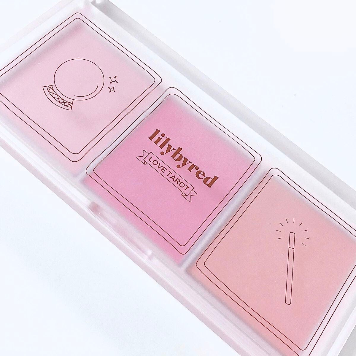 LOVE TAROT BLUSHER PALETTET/lilybyred/パウダーチークを使ったクチコミ(2枚目)