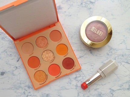 ORANGE YOU GLAD/ColourPop/アイシャドウパレットを使ったクチコミ(3枚目)